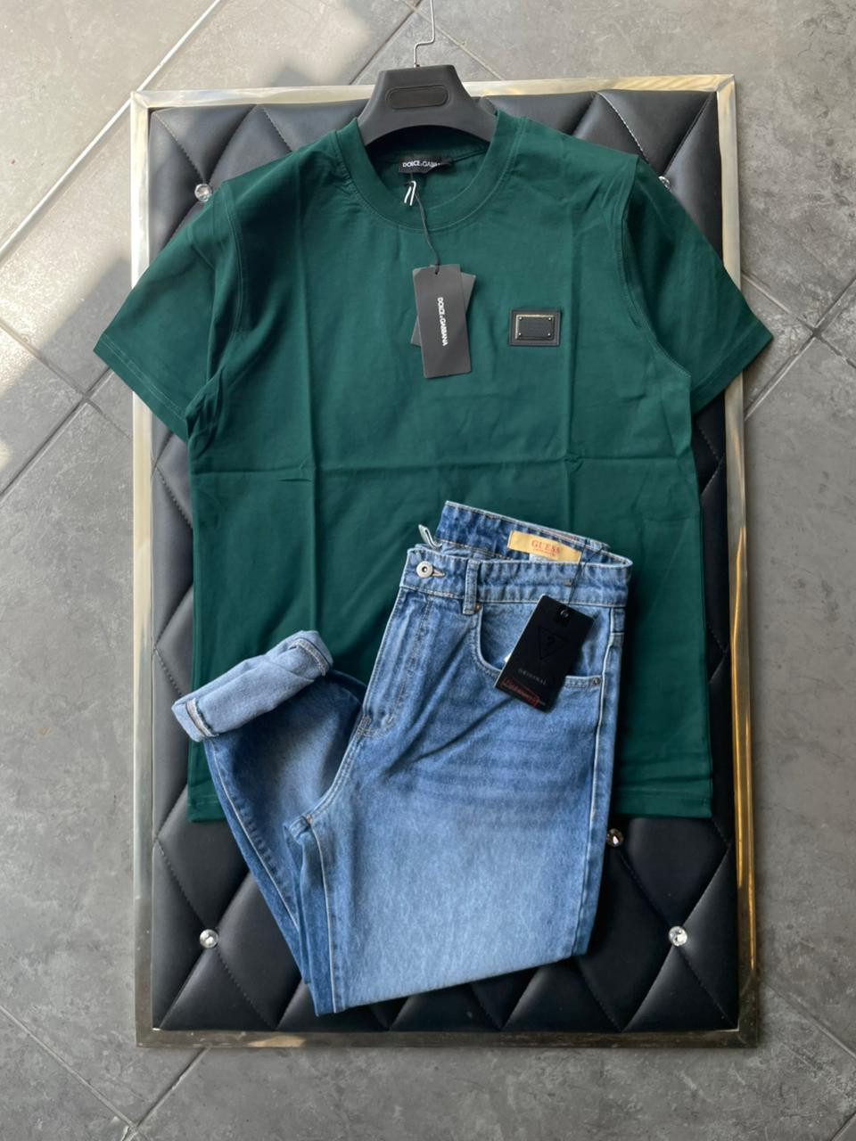 Brand T-shirt 20$ & jeans 25$
