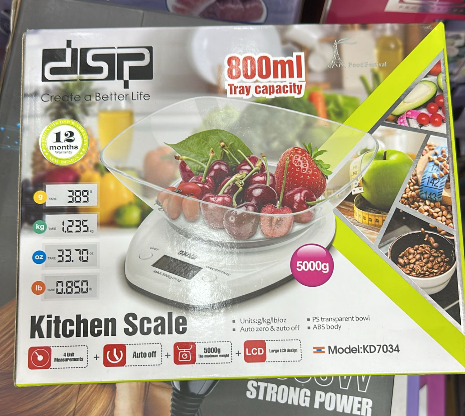 kitchen scale 5000g