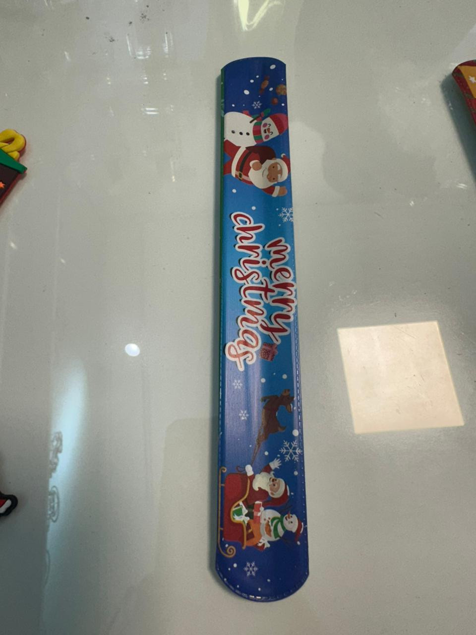 Christmas slap bracelets