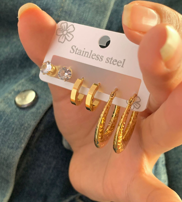 Stainless steel earrings