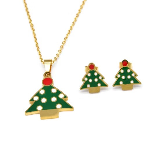 Christmas Tree Necklace