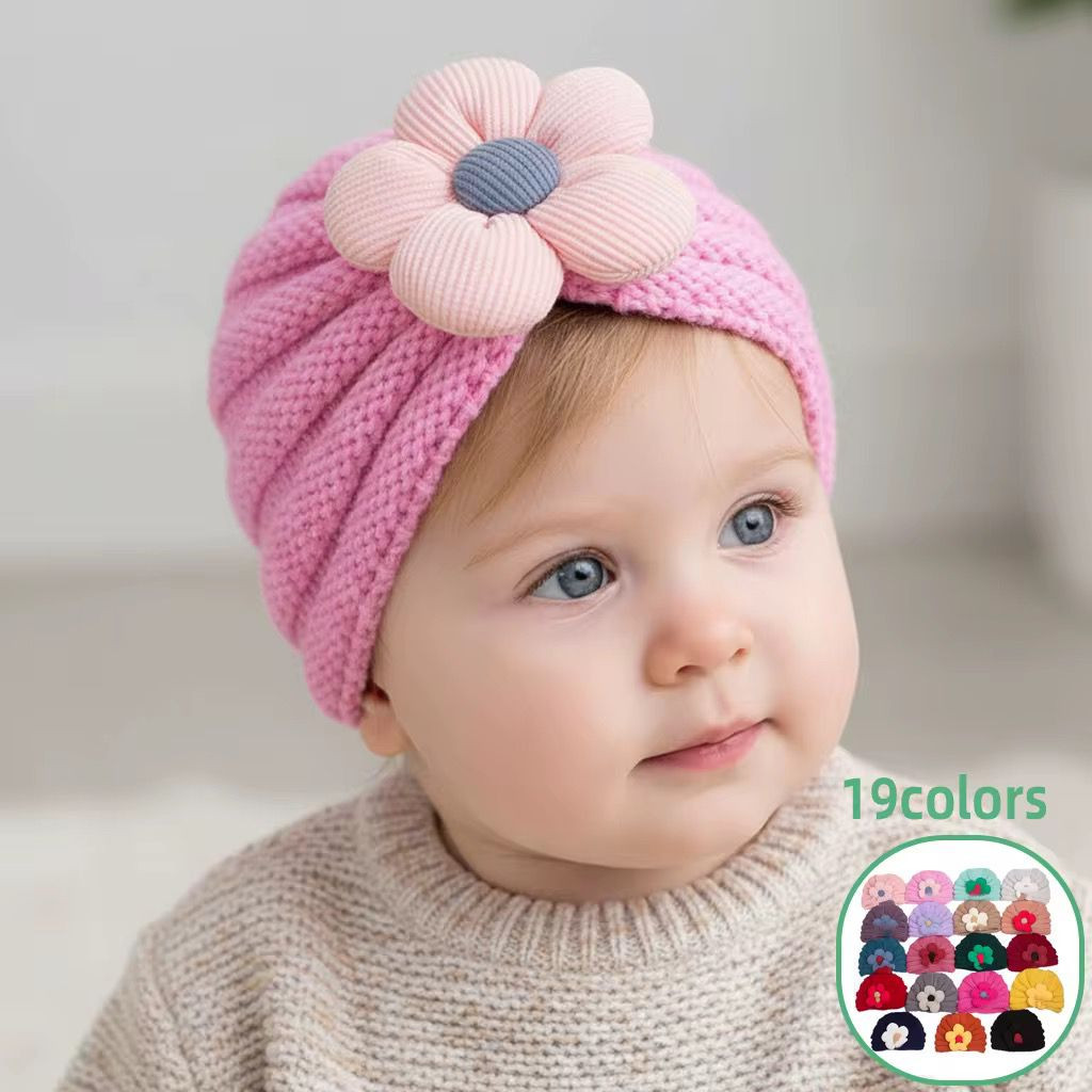 Children's Wool Headband Top Hat For winter and Autumn