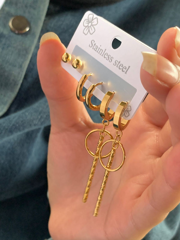 Stainless steel earrings