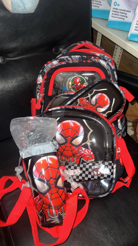 spiderman bag set