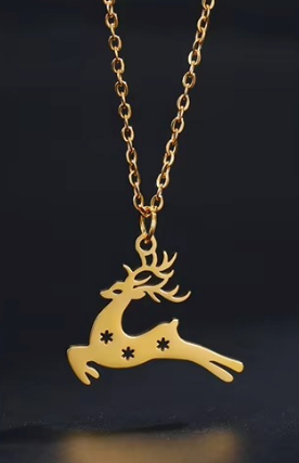 ELK Deer Stainless Steel Necklaces