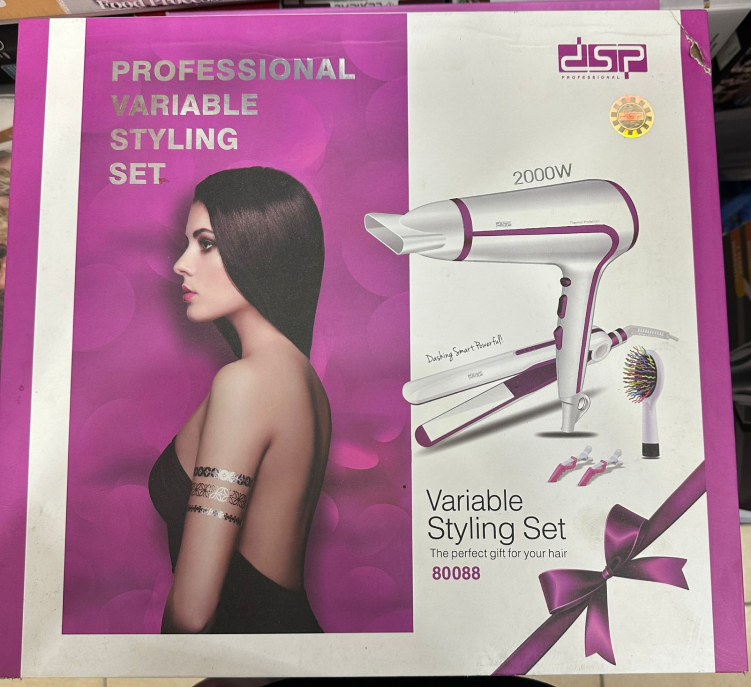 hair dryer & straightener set 2000W