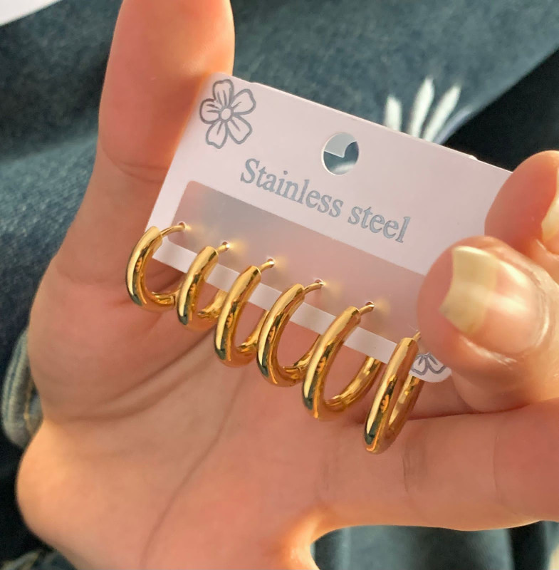 Stainless steel earrings