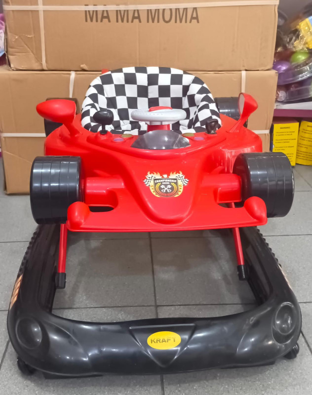 Baby Love Rocking Red Baby Walker Ferrari F1,Electric sound