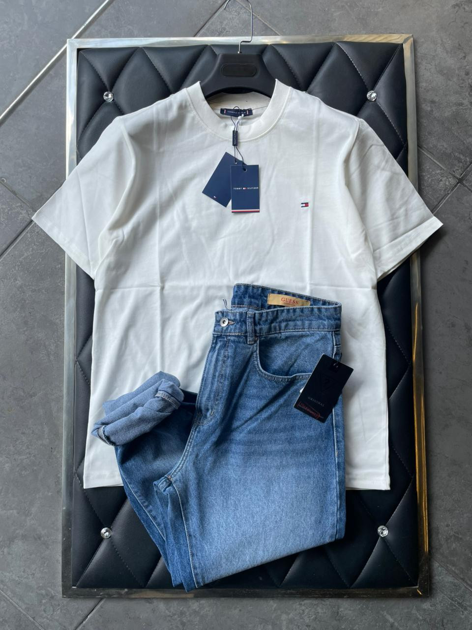 Brand T-shirt 20$ & jeans 25$