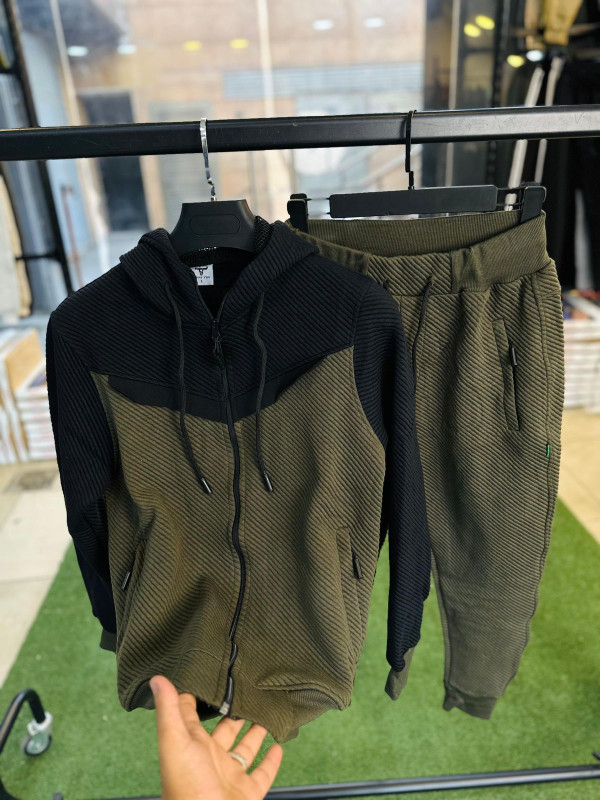 Oliver Green Cotton Pajamas