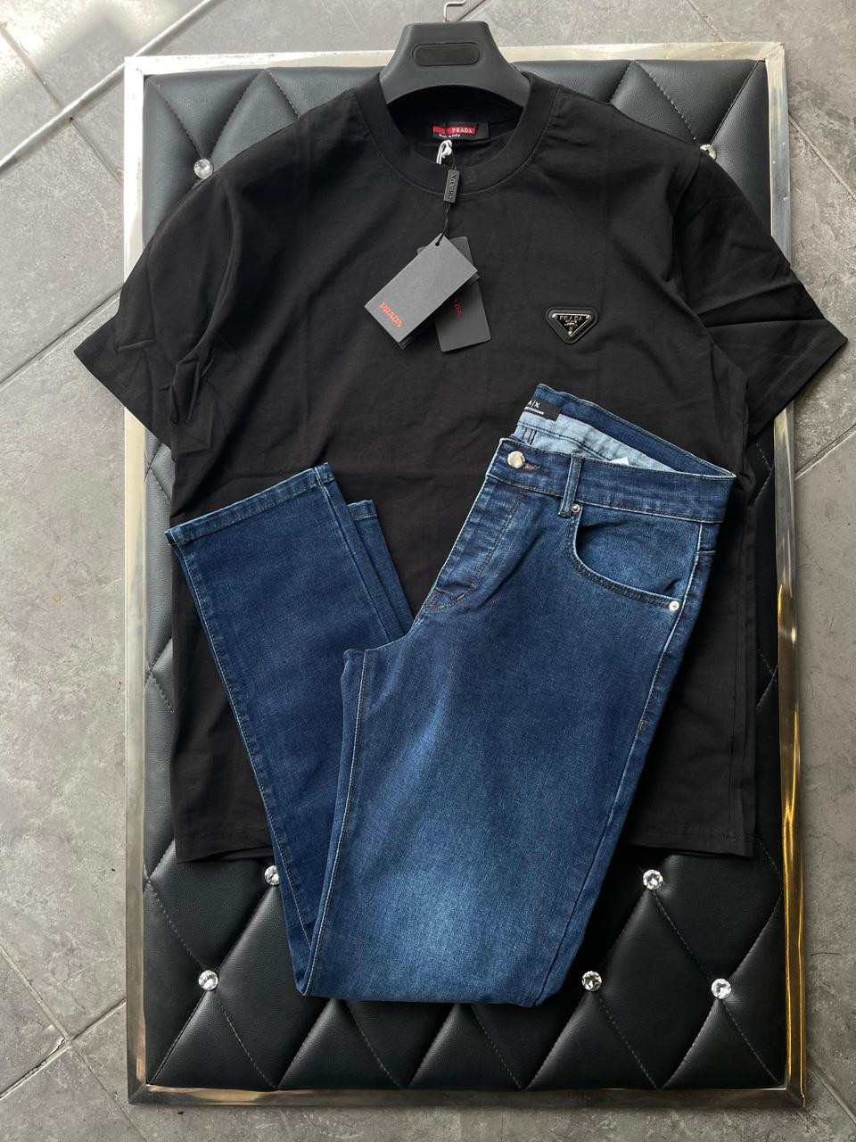 Brand T-shirt 20$ & jeans 25$